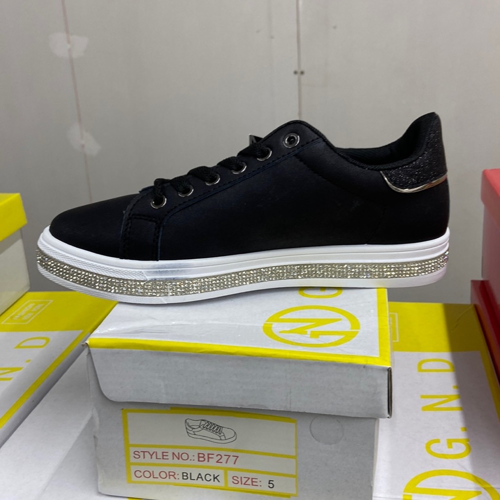 Golden Road Black Sneakers